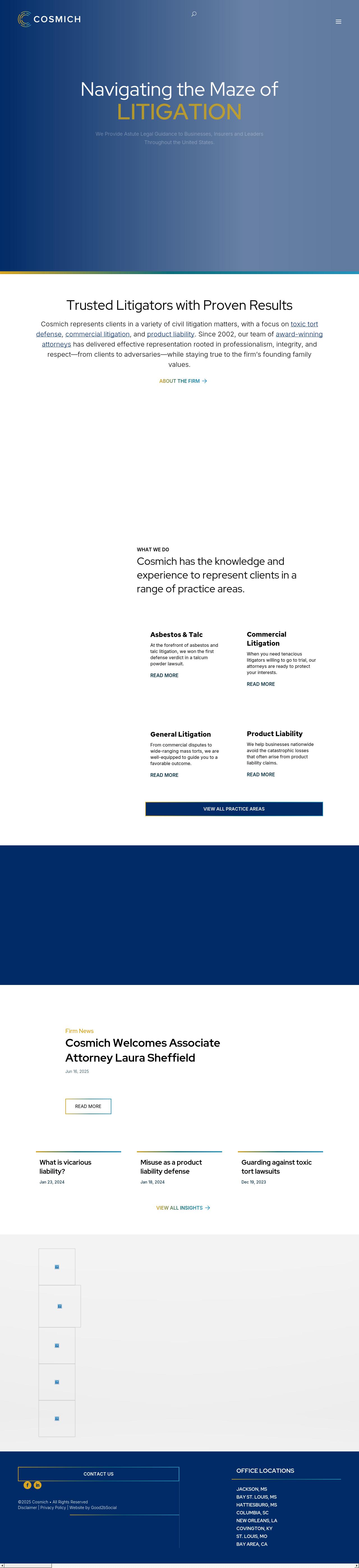 Cosmich Simmons & Brown, PLLC - Hattiesburg MS Lawyers
