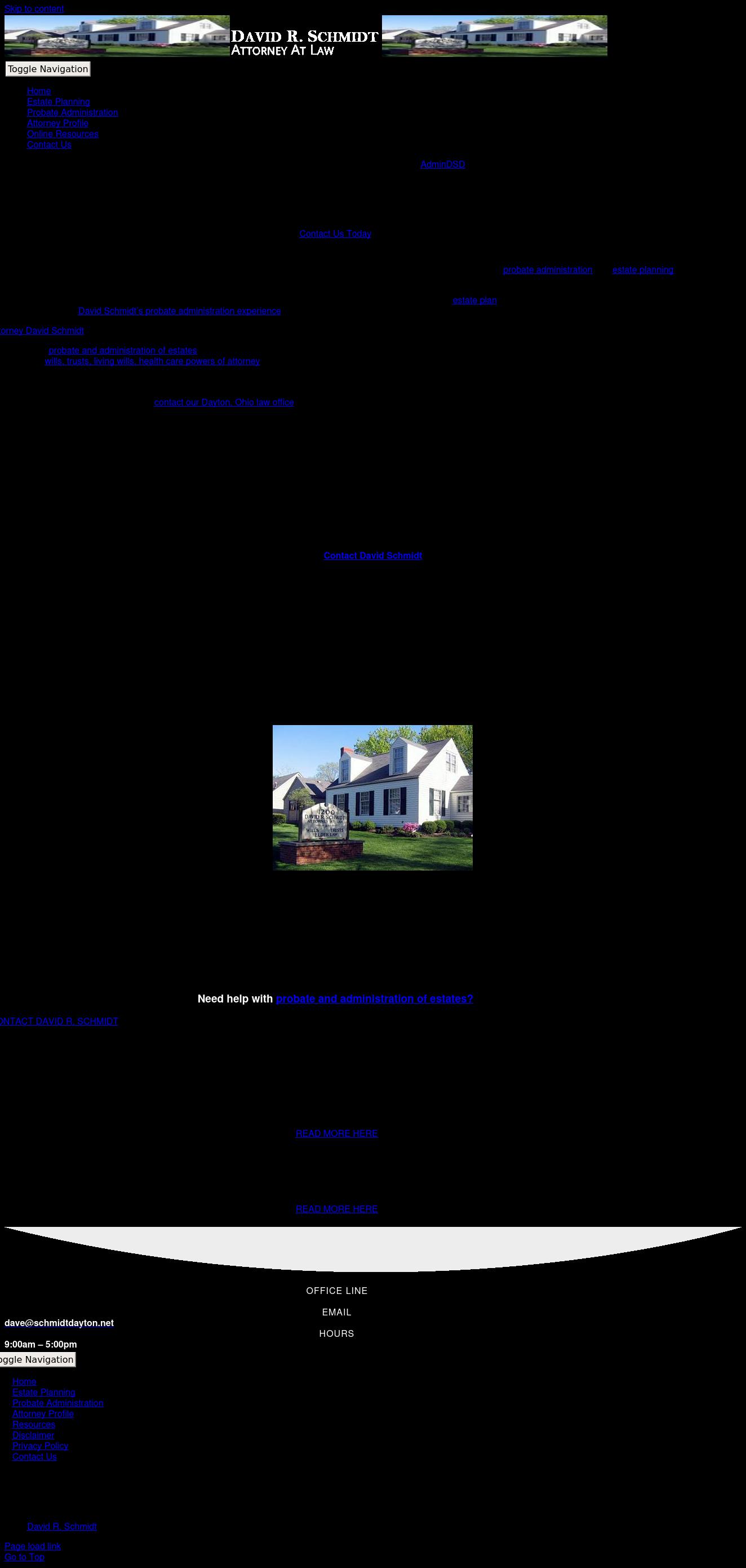 David R. Schmidt - Dayton OH Lawyers
