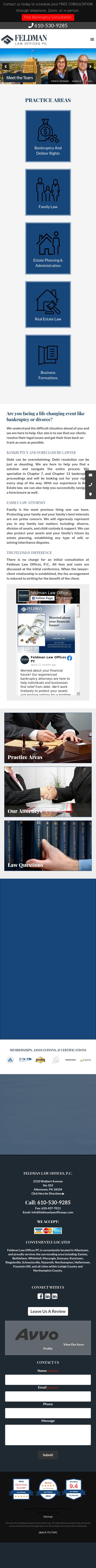 Feldman Law Offices PC - Allentown PA Lawyers