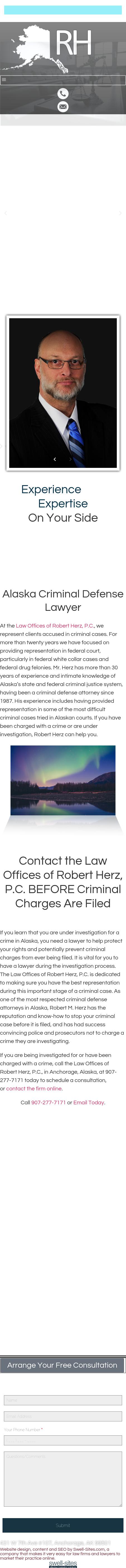 Law Offices of Robert Herz, P.C. - Anchorage AK Lawyers