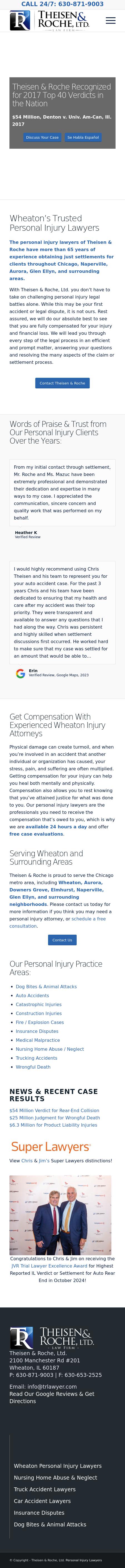 Theisen & Roche, Ltd. - Wheaton IL Lawyers