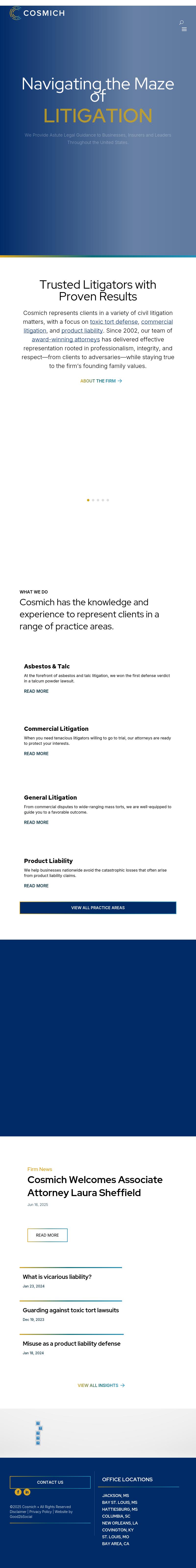 Cosmich Simmons & Brown, PLLC - Hattiesburg MS Lawyers