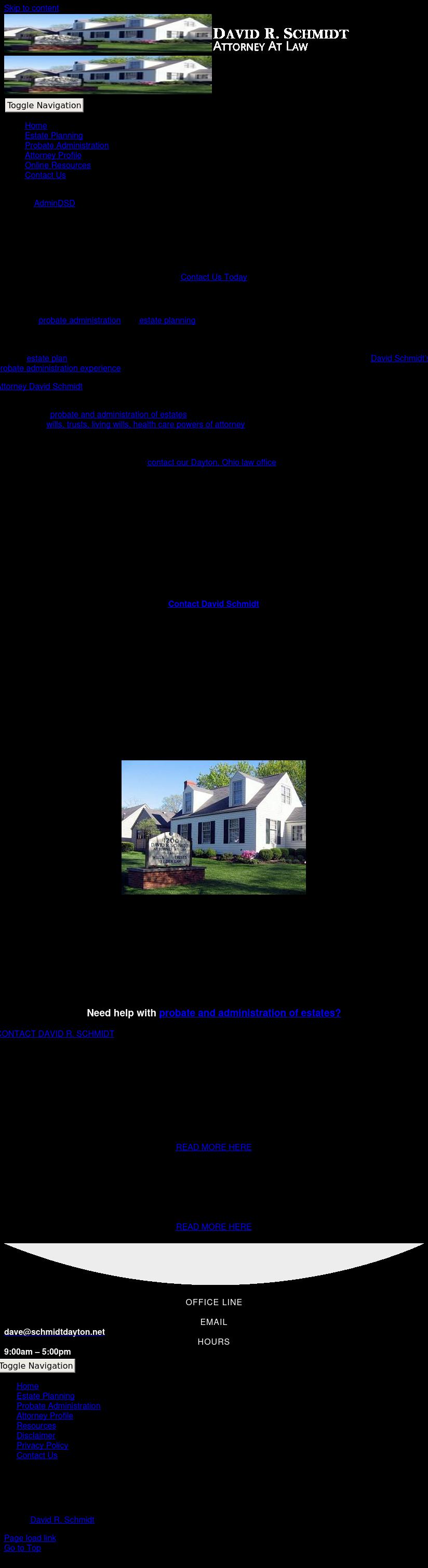 David R. Schmidt - Dayton OH Lawyers