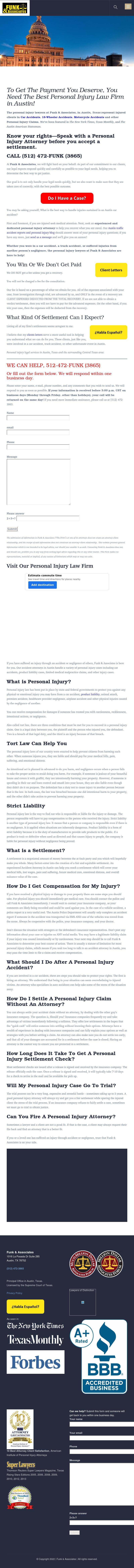 Funk and Associates - Austin TX Lawyers