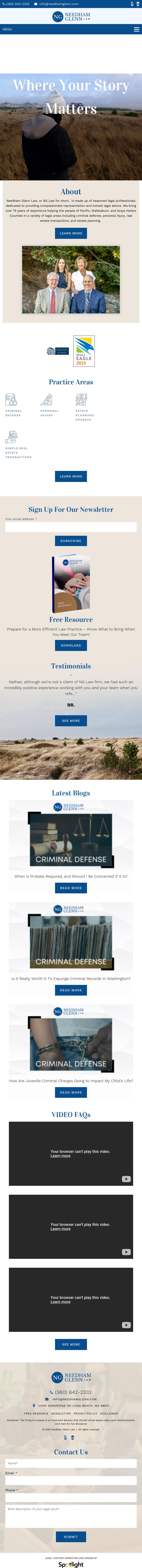 Guy M. Glenn - Long Beach WA Lawyers