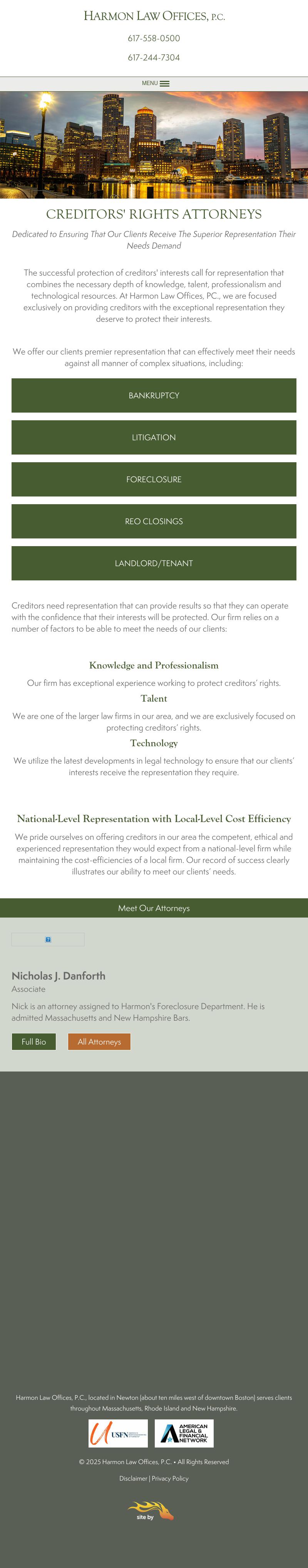 Harmon Law Offices, P.C. - Newton MA Lawyers
