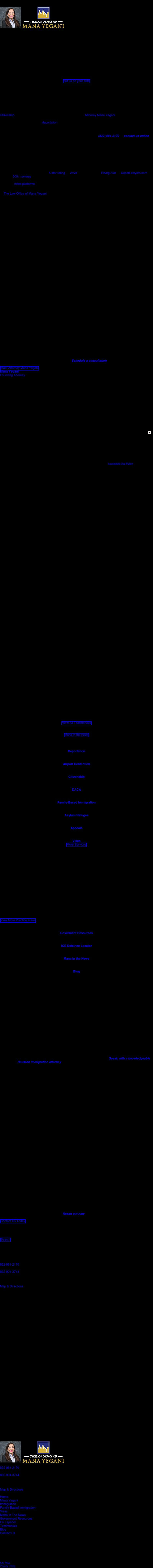 The Law Office of Mana Yegani - Houston TX Lawyers
